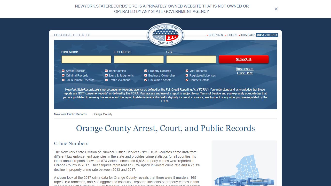 Orange County Arrest, Court, and Public Records